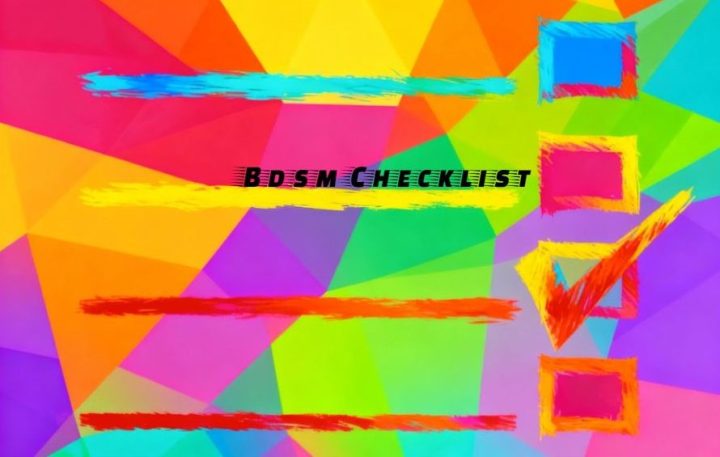 Bdsm Checklist